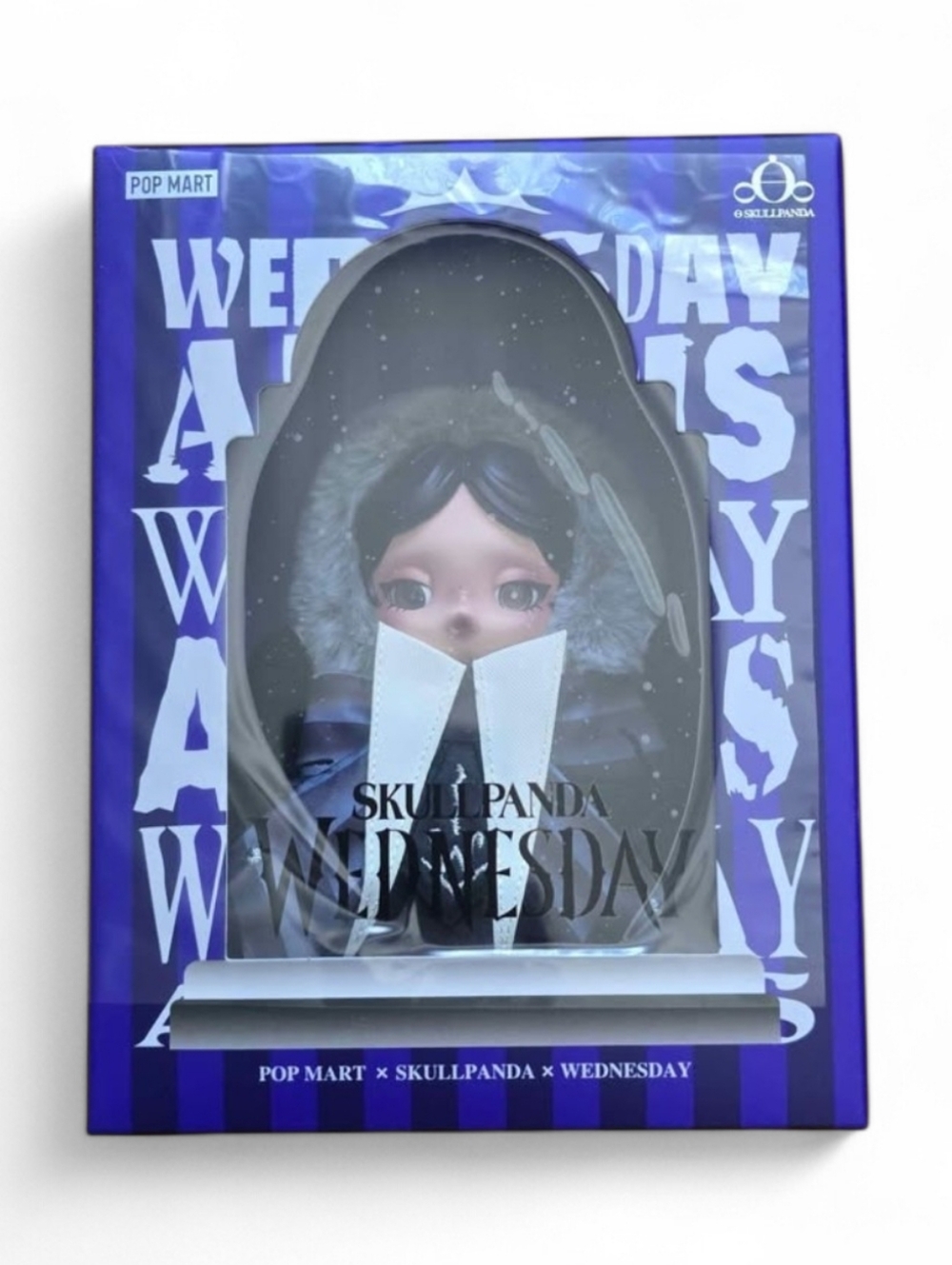 *NEW/UNOPENED* POP MART SKULLPANDA X Wednesday Nevermore Academy Uniform Pendant